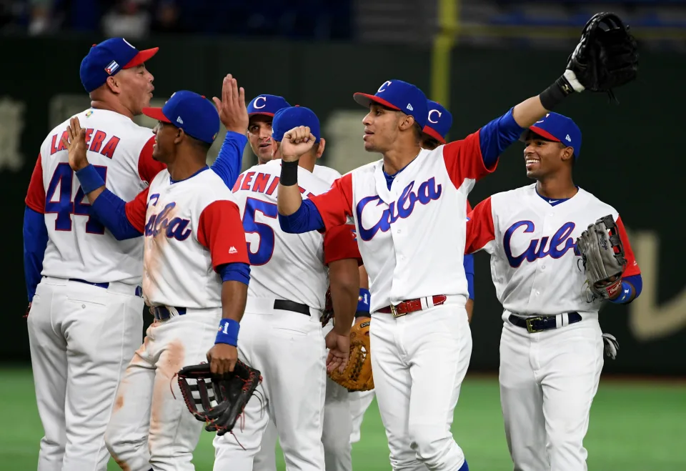 grandes ligas. equipo de Cuba
